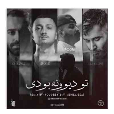 دانلود ریمیکس تو دیوونه بودی